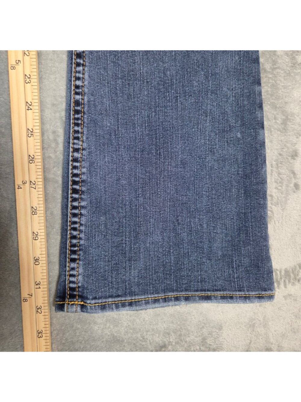 Silver Jeans Womens 28X33 Blue Aiko Bootcut Distressed Western Glove Works - Picture 11 of 12